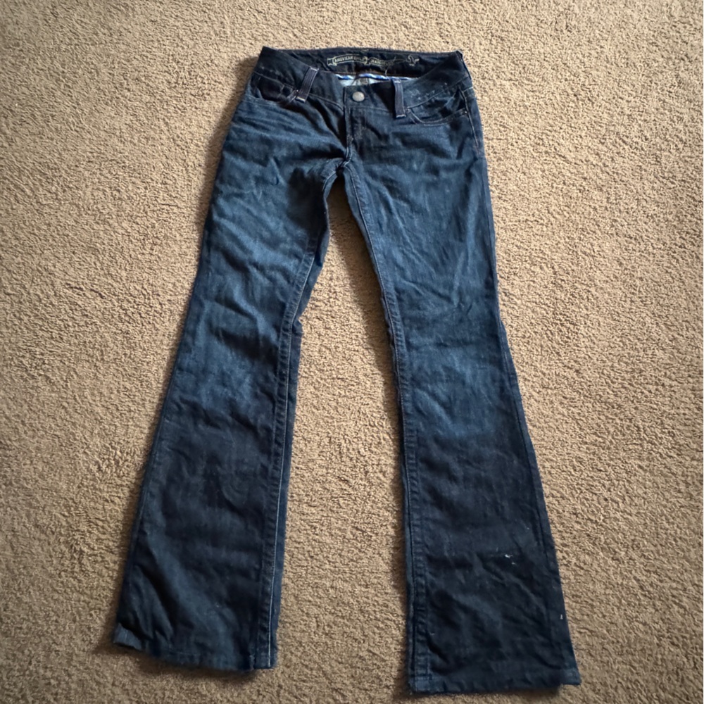 American Eagle AE Artist Size: 4Reg Inseam:31 Rise: 6” Dark